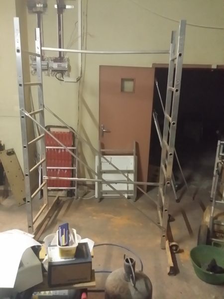 montage de l'�chafaudage